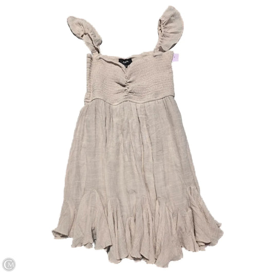 Dress Casual Short By Cme In Beige, Size: S