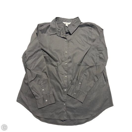 Top Long Sleeve By Nine West In Black, Size: Xl