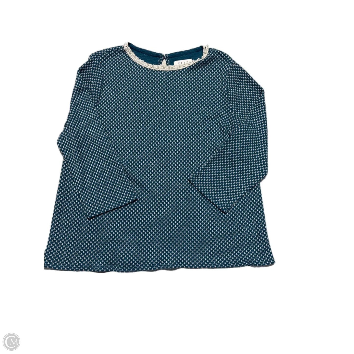 Top Long Sleeve By Elle In Teal, Size: Xl
