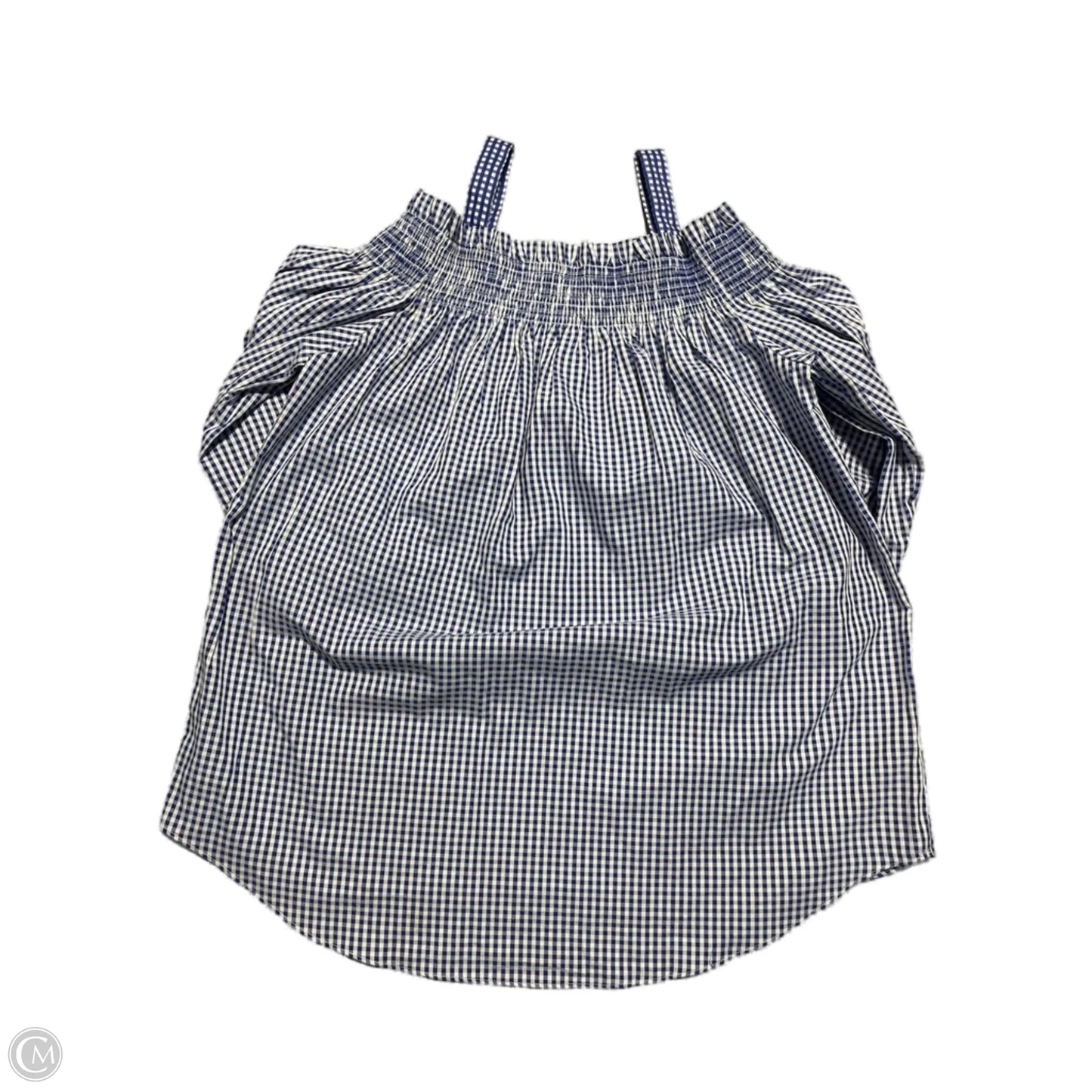 Top 3/4 Sleeve By Tyler Boe In Checkered Pattern, Size: M