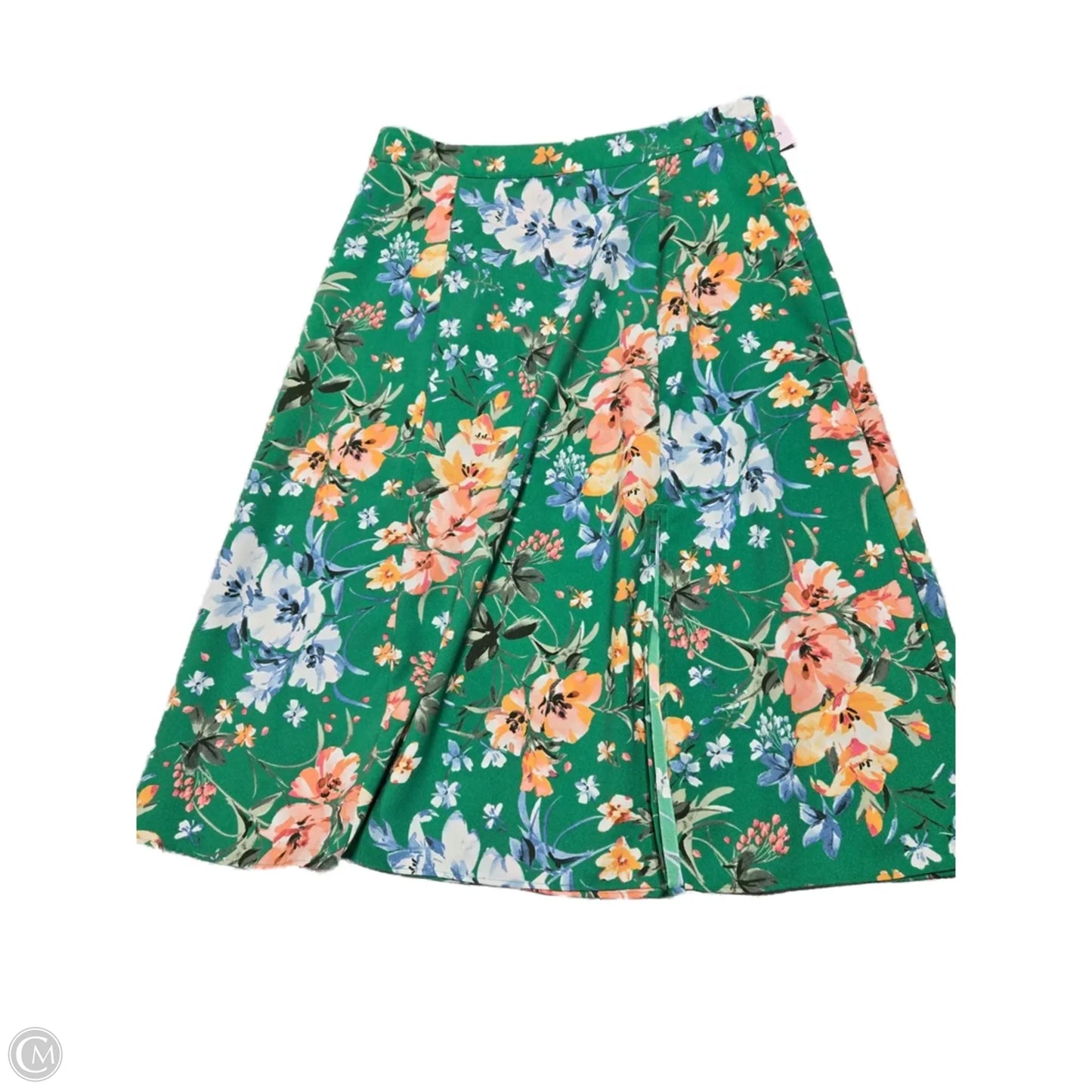 Skirt Midi By Loft In Green, Size: 10