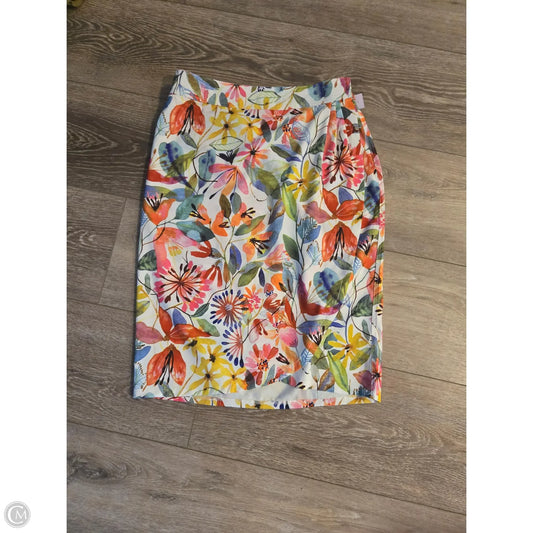 Skirt Mini & Short By Cmc In Floral Print, Size: L