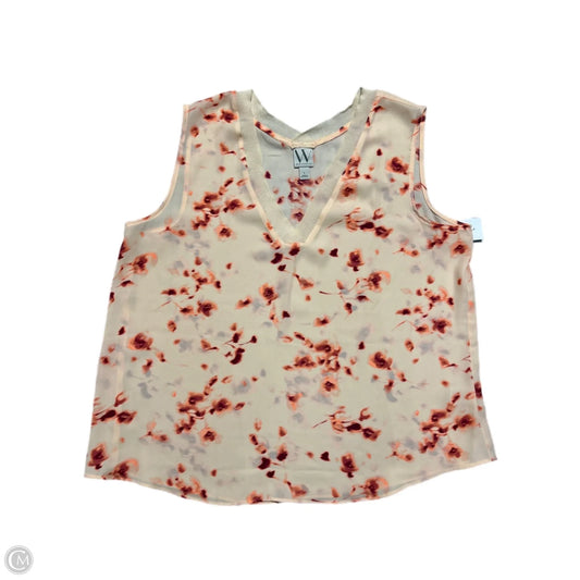 Tank Top By Worthington In Peach, Size: L