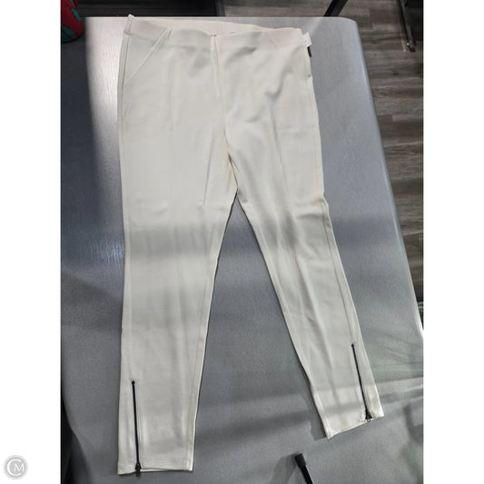 Pants Leggings By Hue In White, Size: L
