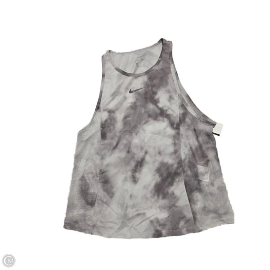Athletic Tank Top By Nike In Grey, Size: S