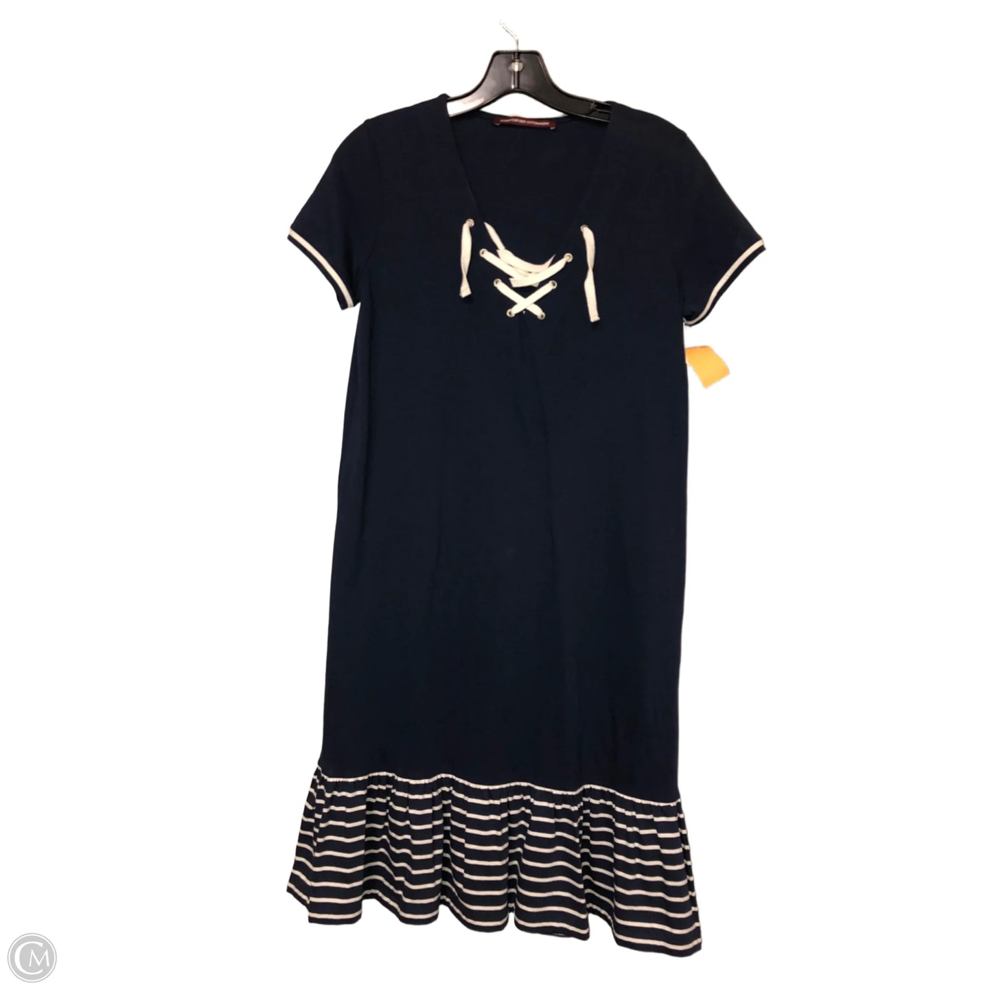 Dress Casual Midi By Cme In Navy, Size: S