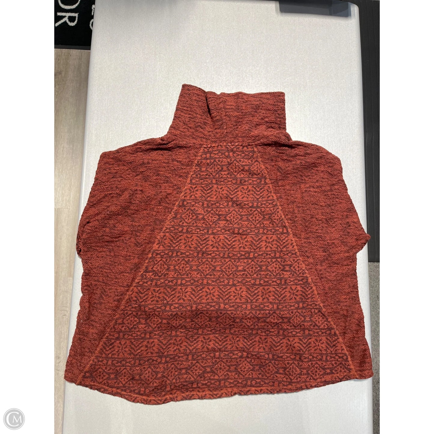 Top Long Sleeve By Cme In Brown, Size: 3x