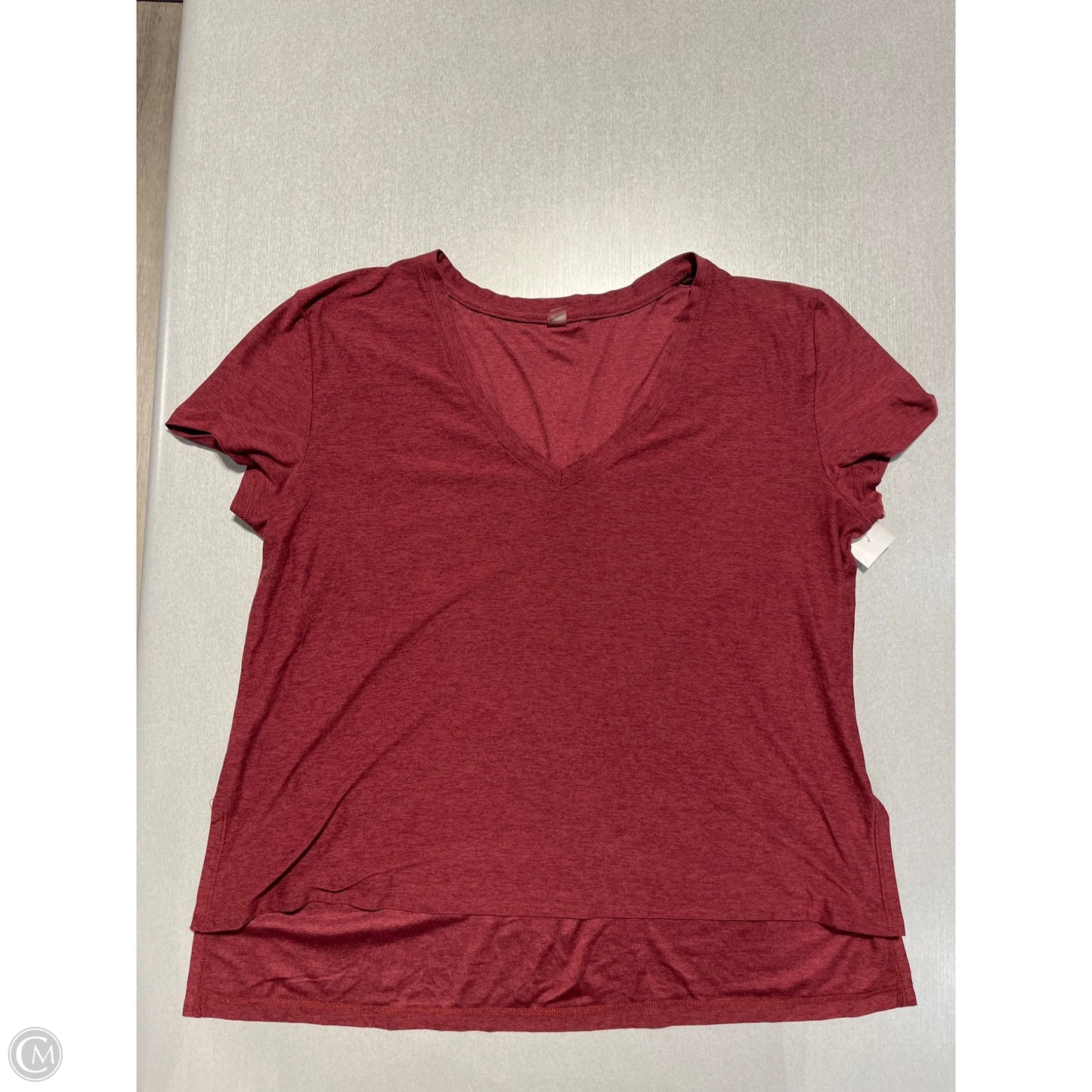 Top Short Sleeve Basic By Beyond Yoga In Red, Size: M