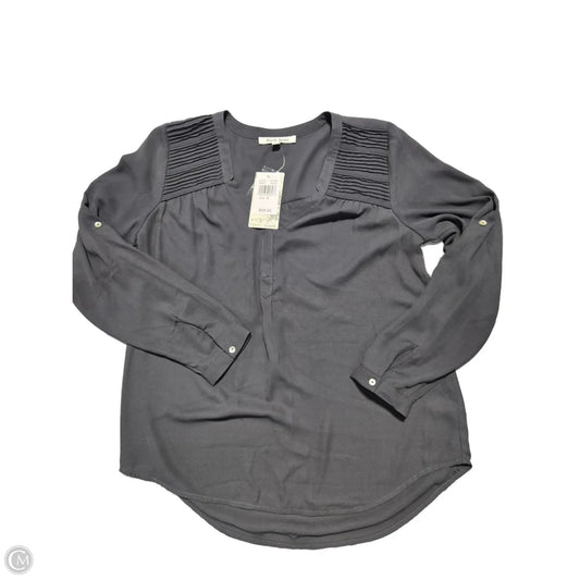 Top Long Sleeve By Black Rainn In Grey, Size: M