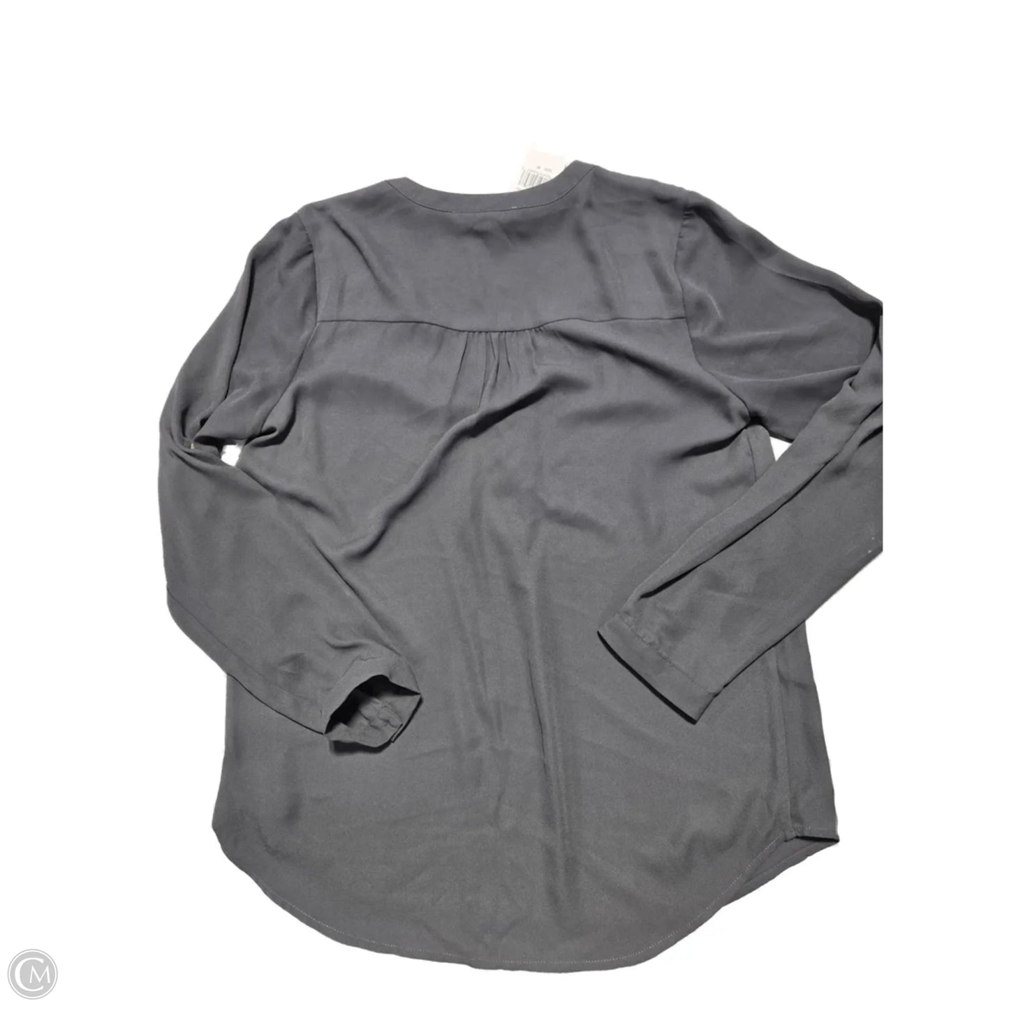 Top Long Sleeve By Black Rainn In Grey, Size: M