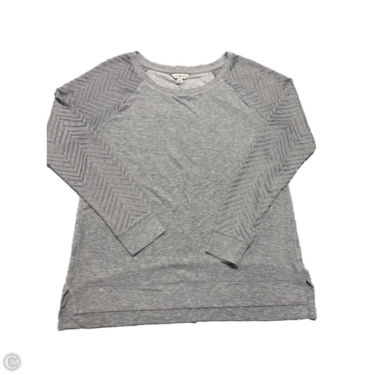 Top Long Sleeve Basic By Lucky Lotus In Grey, Size: M