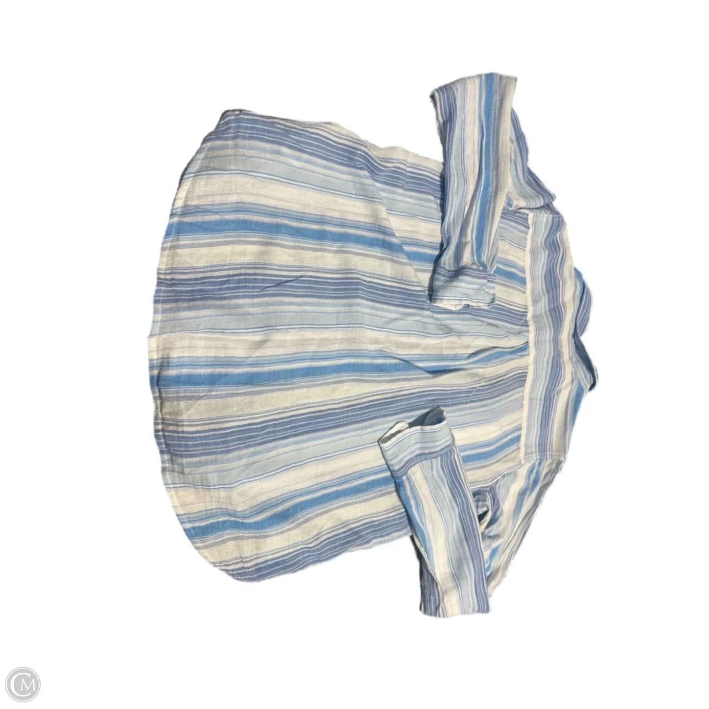 Top Long Sleeve By Lucky Brand In Striped Pattern, Size: M