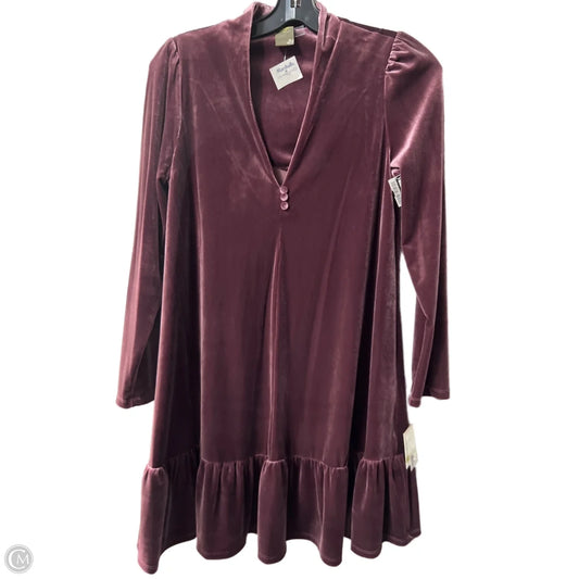 Dress Casual Short By Taylor In Purple, Size: L