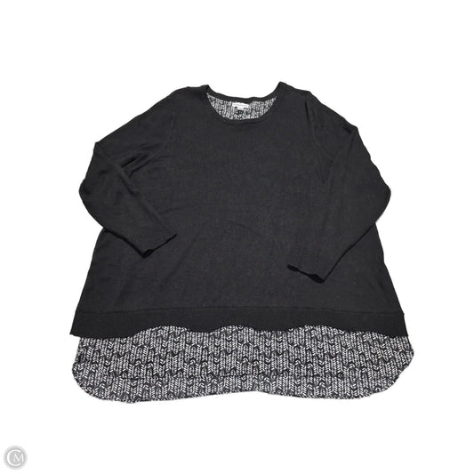 Sweater By Croft And Barrow In Black, Size: 3x