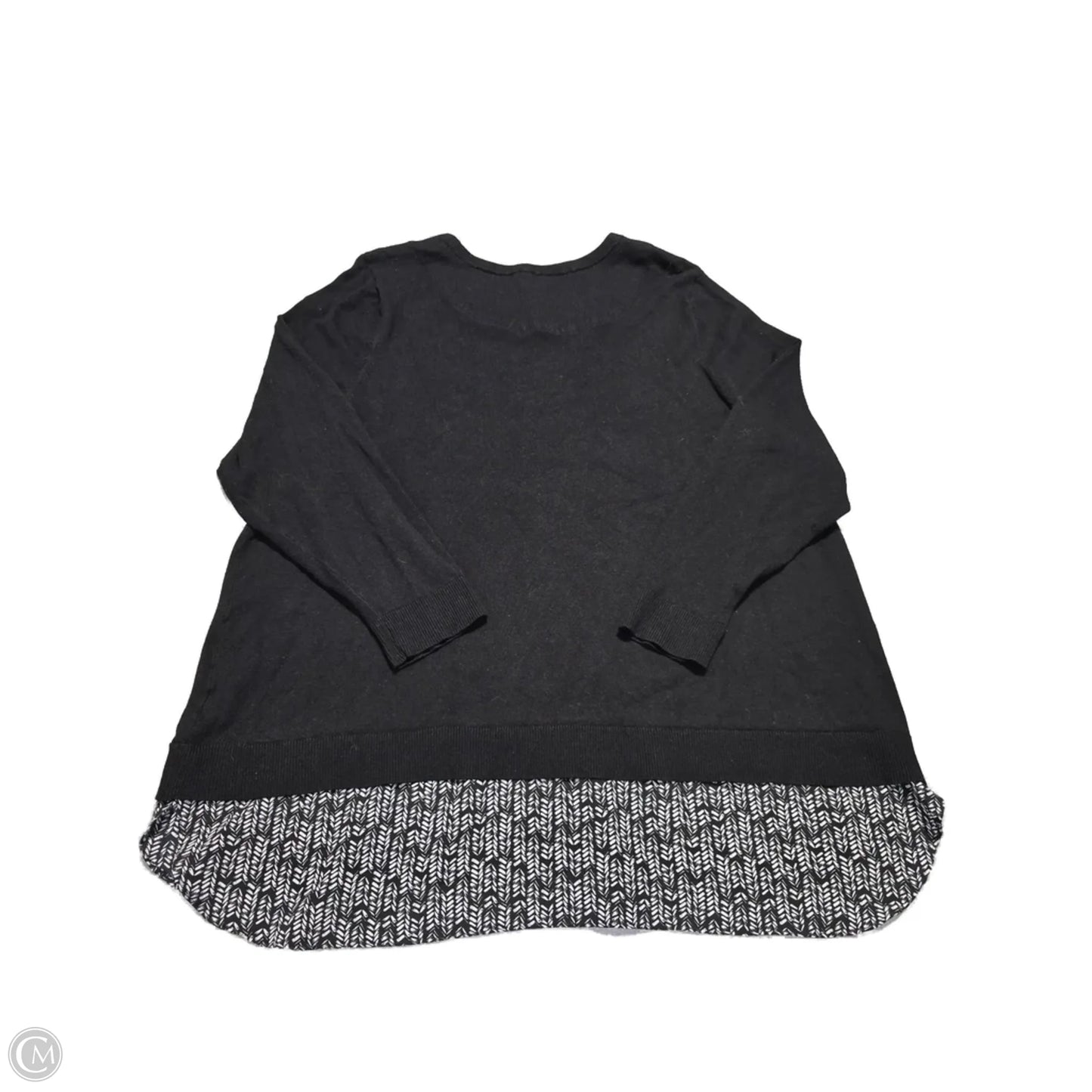 Sweater By Croft And Barrow In Black, Size: 3x