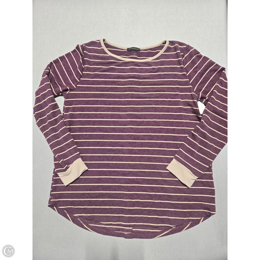 Top Long Sleeve By Staccato In Purple, Size: L