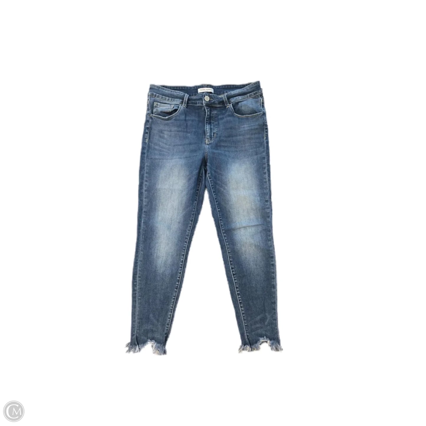 Jeans Skinny By Flying Monkey In Blue Denim, Size: 16