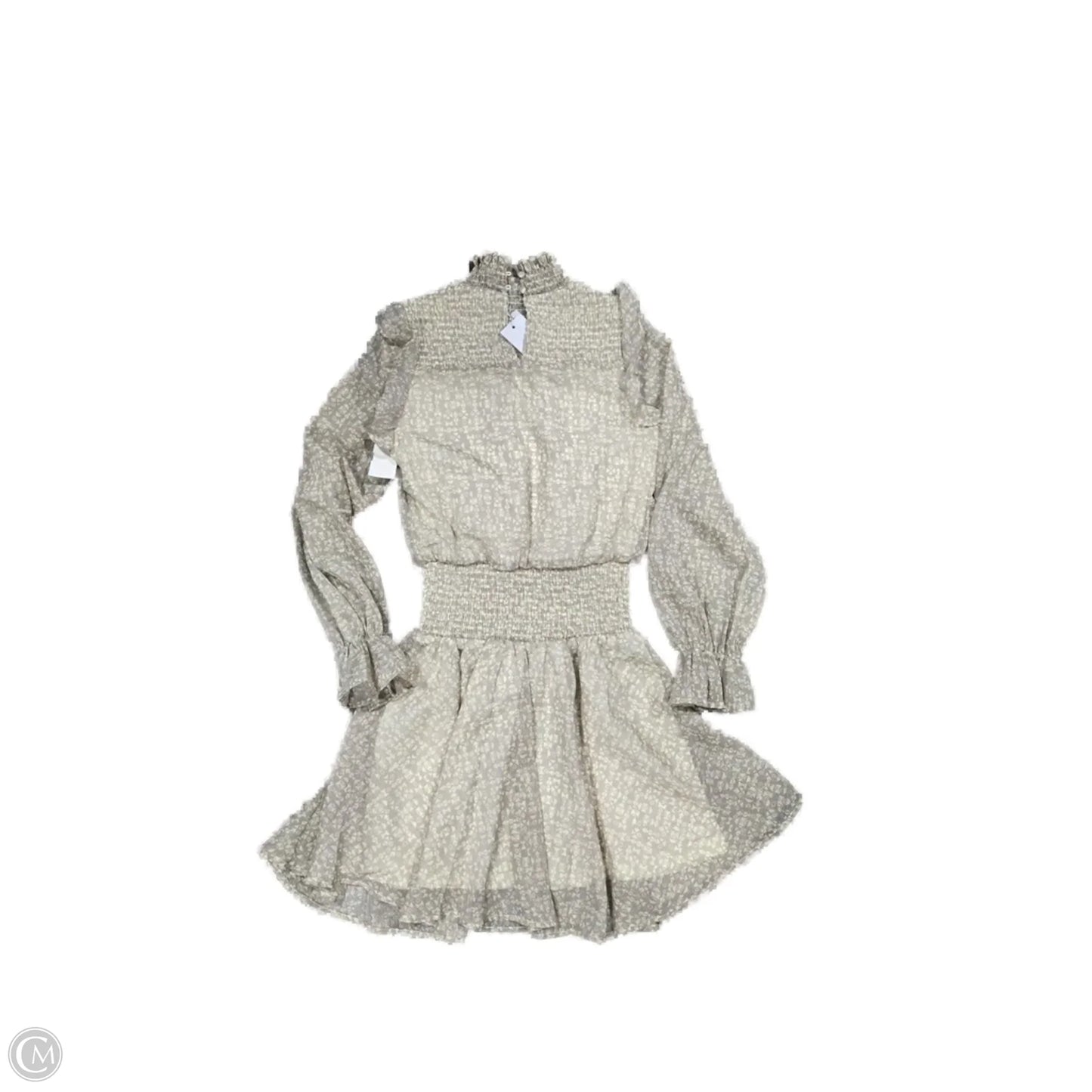 Dress Casual Short By Cmc In Tan & White, Size: Xs