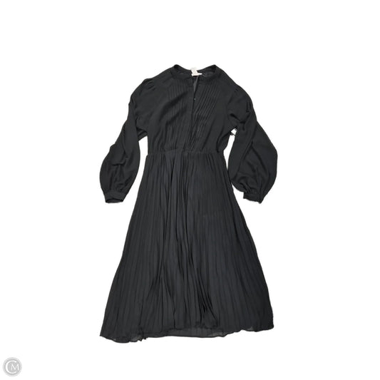 Dress Casual Midi By H&m In Black, Size: M