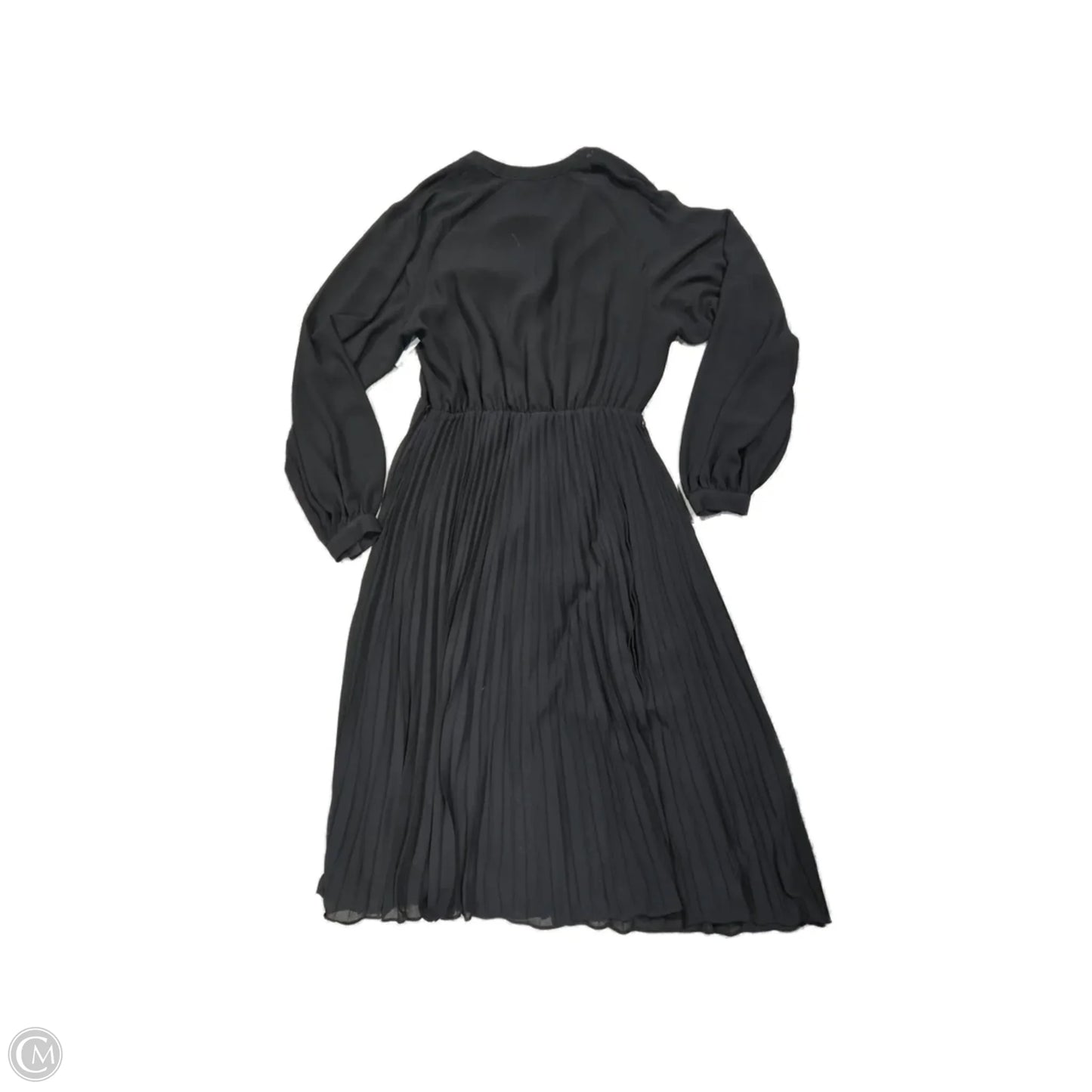 Dress Casual Midi By H&m In Black, Size: M