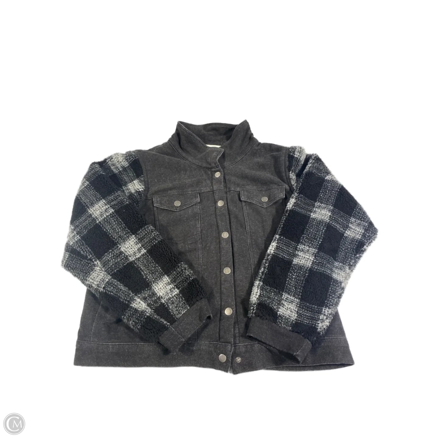 Jacket Fleece By Vintage Havana In Black, Size: L