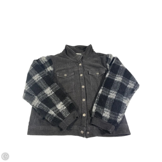 Jacket Fleece By Vintage Havana In Black, Size: L
