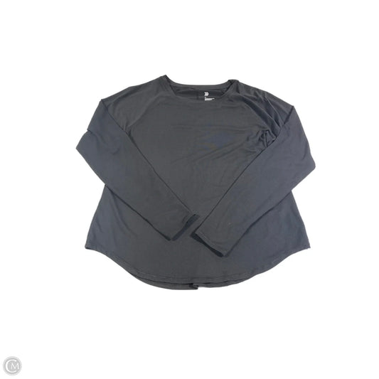 Athletic Top Long Sleeve Crewneck By All In Motion In Black, Size: Xl