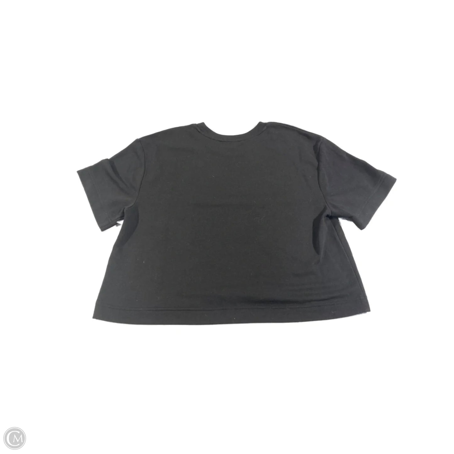 Top Short Sleeve Basic By Banana Republic In Black, Size: L