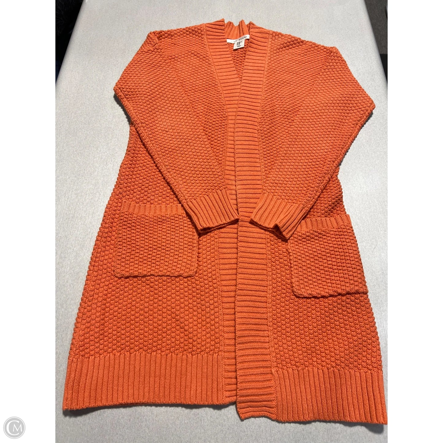 Cardigan By Max Studio In Orange, Size: Xs