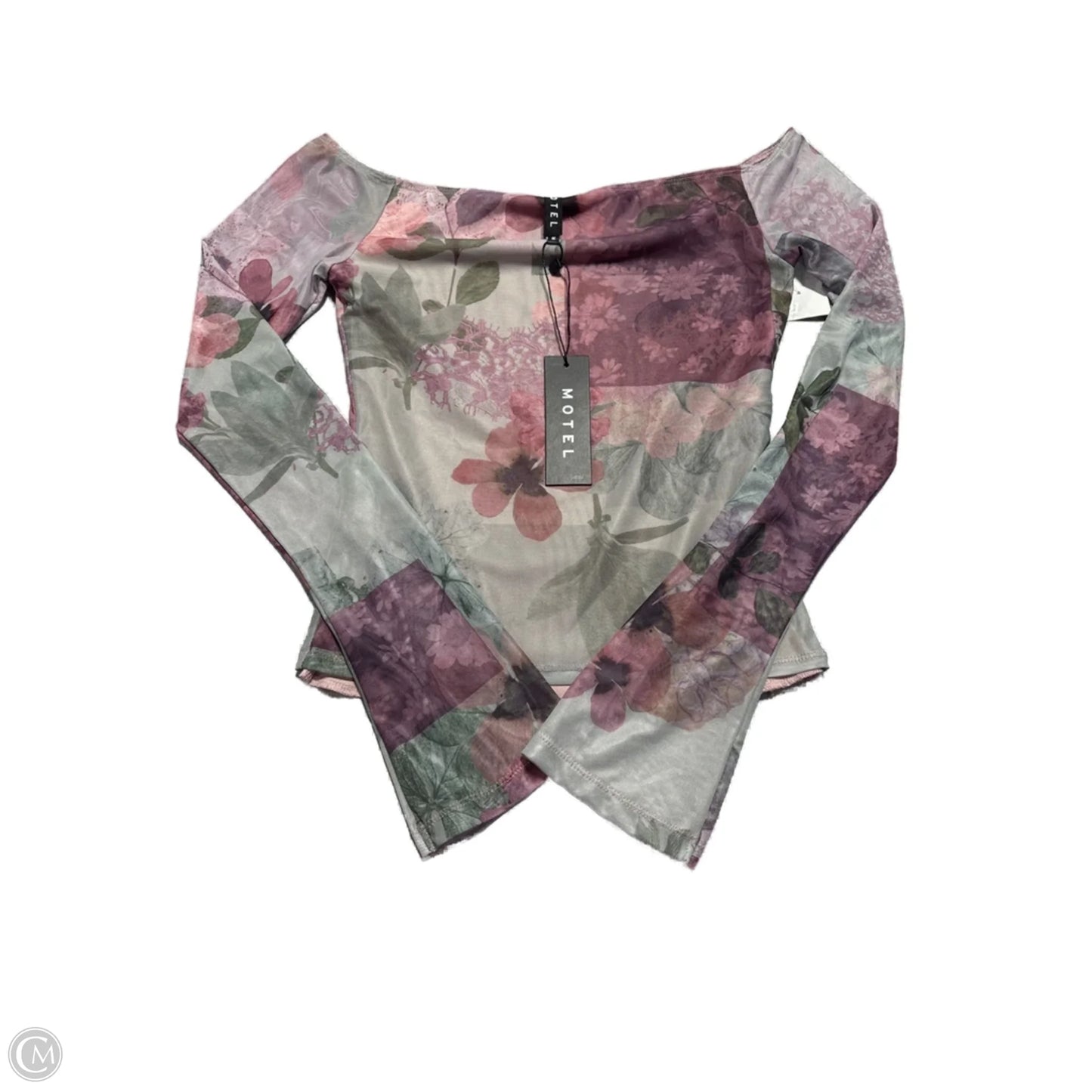 Top Long Sleeve By Cmf In Floral Print, Size: M