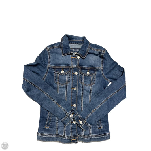 Jacket Denim By Maurices In Blue Denim, Size: Xs