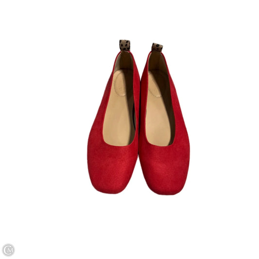 Shoes Flats By Universal Thread In Red, Size: 7