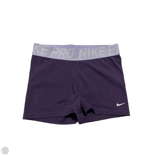 Athletic Shorts By Nike In Purple, Size: Xl