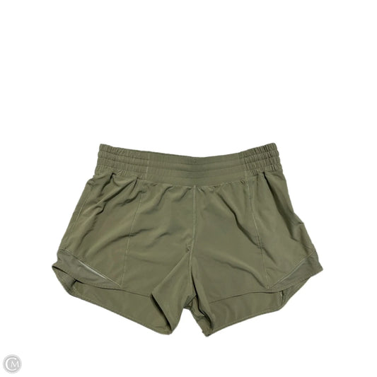 Athletic Shorts By Lululemon In Green, Size: 14