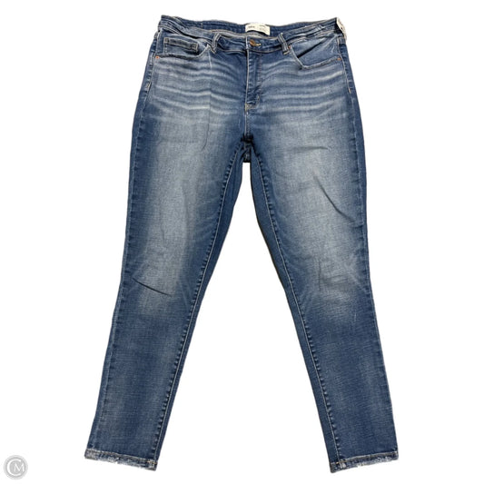 Jeans Skinny By Bke In Blue Denim, Size: 14