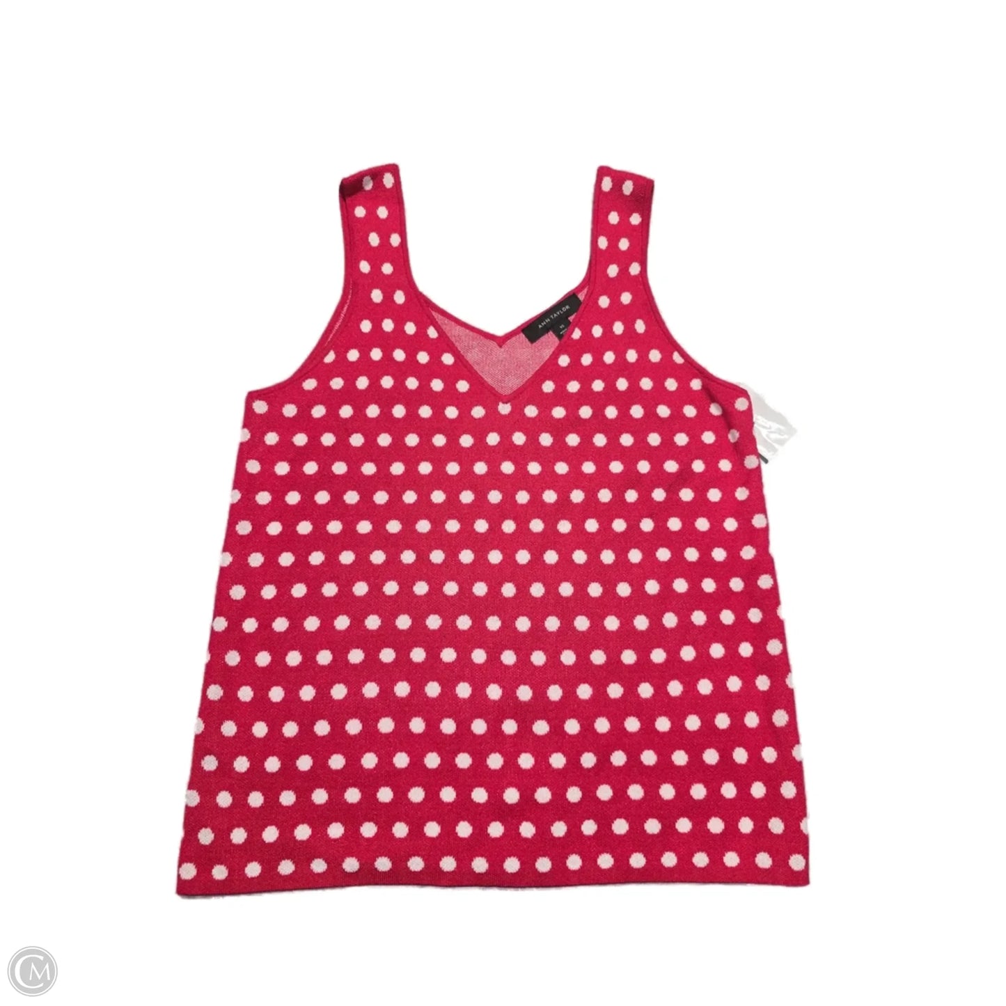 Tank Top By Ann Taylor In Polkadot Pattern, Size: Xs