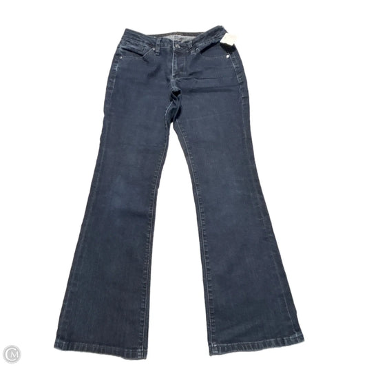 Jeans Flared By Jag In Blue Denim, Size: 8p