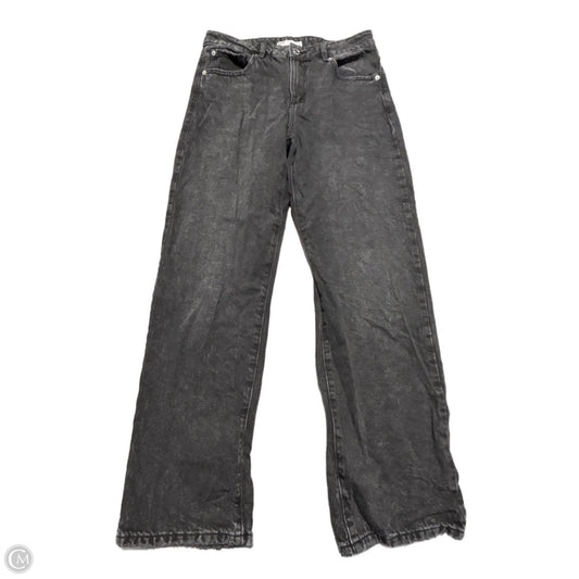 Jeans Wide Leg By Garage In Black Denim, Size: 4