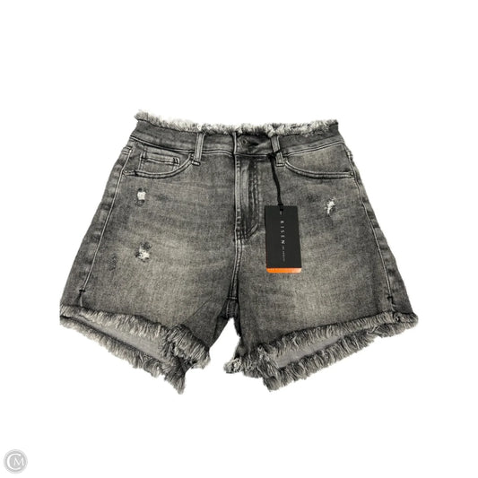 Shorts By Risen In Black Denim, Size: M