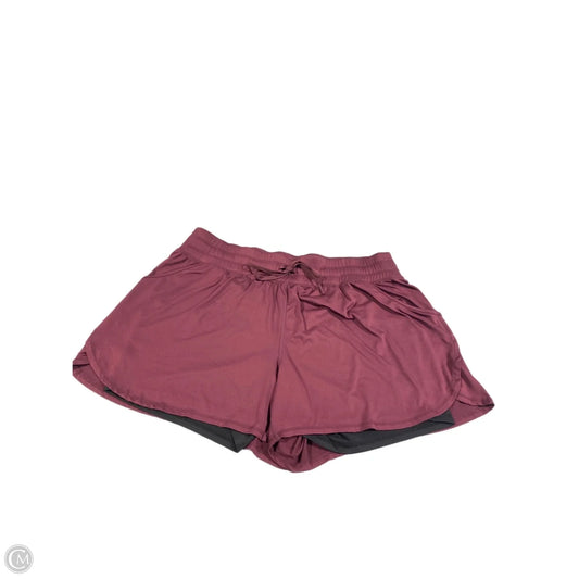 Athletic Shorts By Livi Active In Maroon, Size: 22