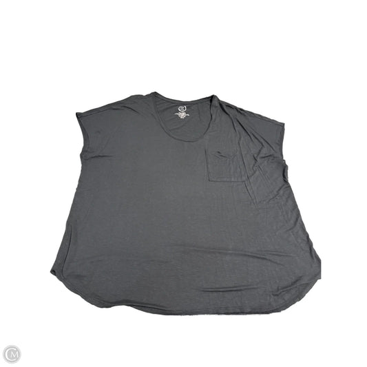 Top Short Sleeve Basic By Maurices In Black, Size: 3x