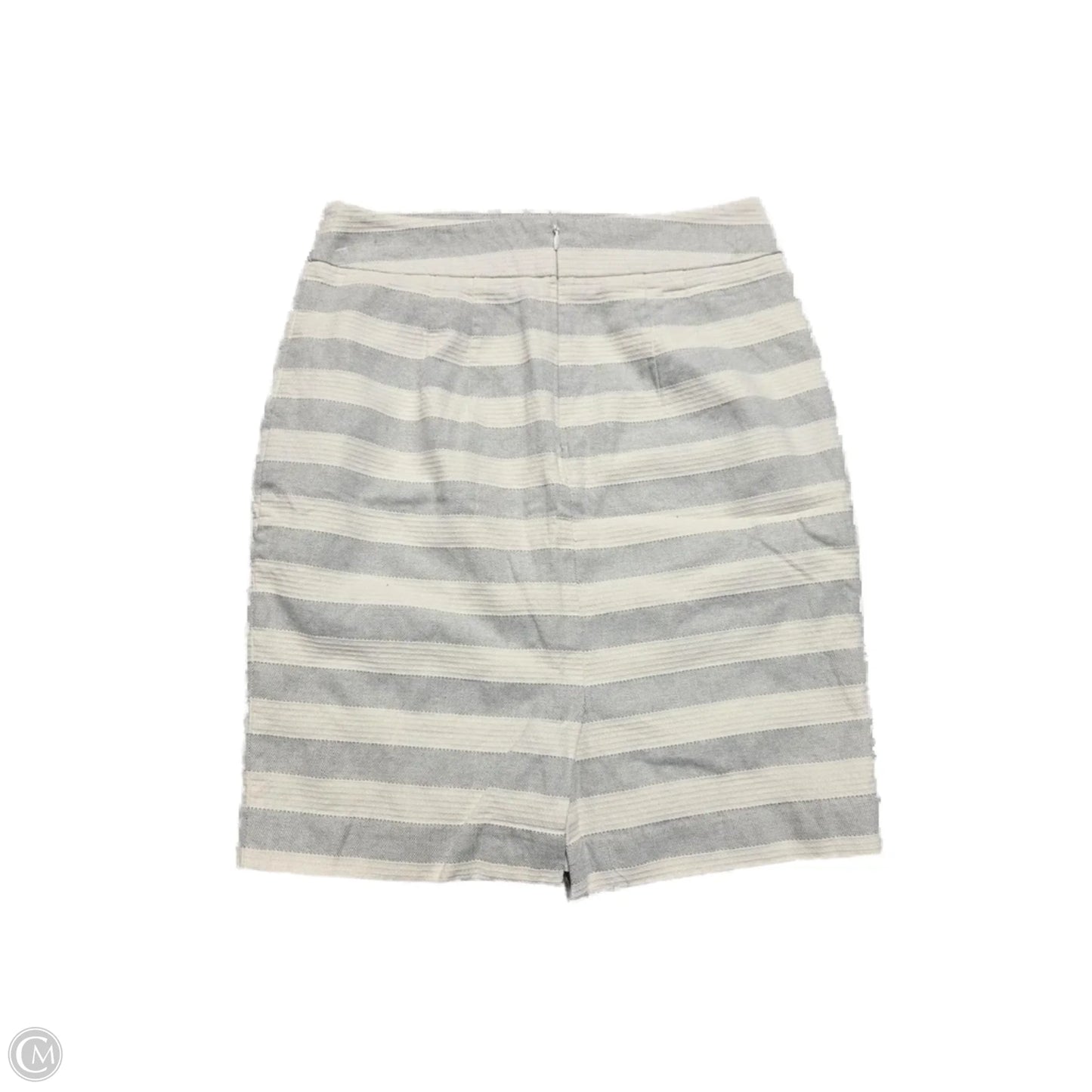Skirt Mini & Short By Loft In Striped Pattern, Size: 2