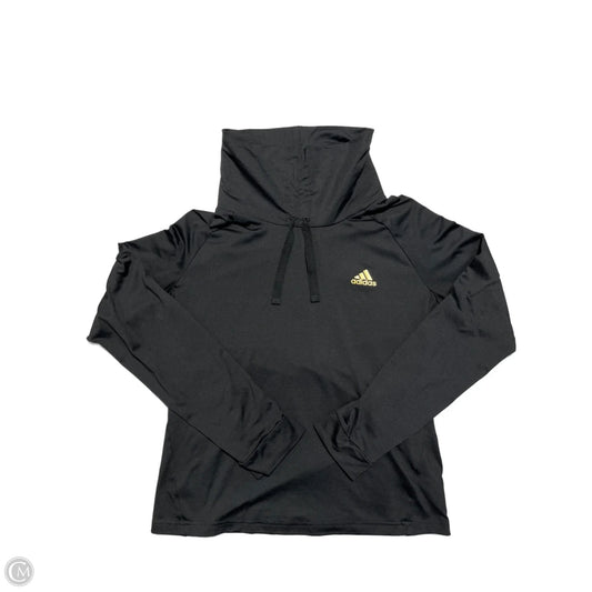 Top Long Sleeve By Adidas In Black, Size: M