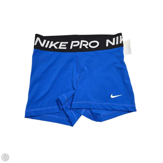 Athletic Shorts By Nike In Blue, Size: S