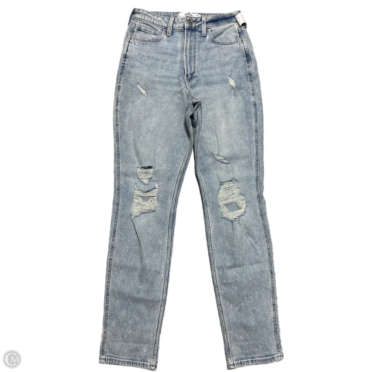 Jeans Straight By Hollister In Blue Denim, Size: 4l