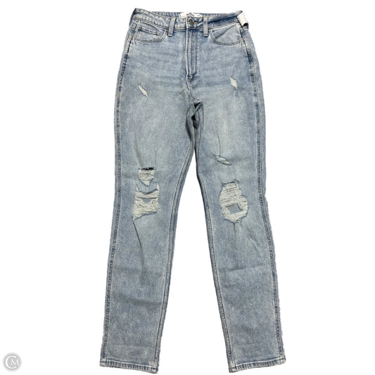 Jeans Straight By Hollister In Blue Denim, Size: 4l