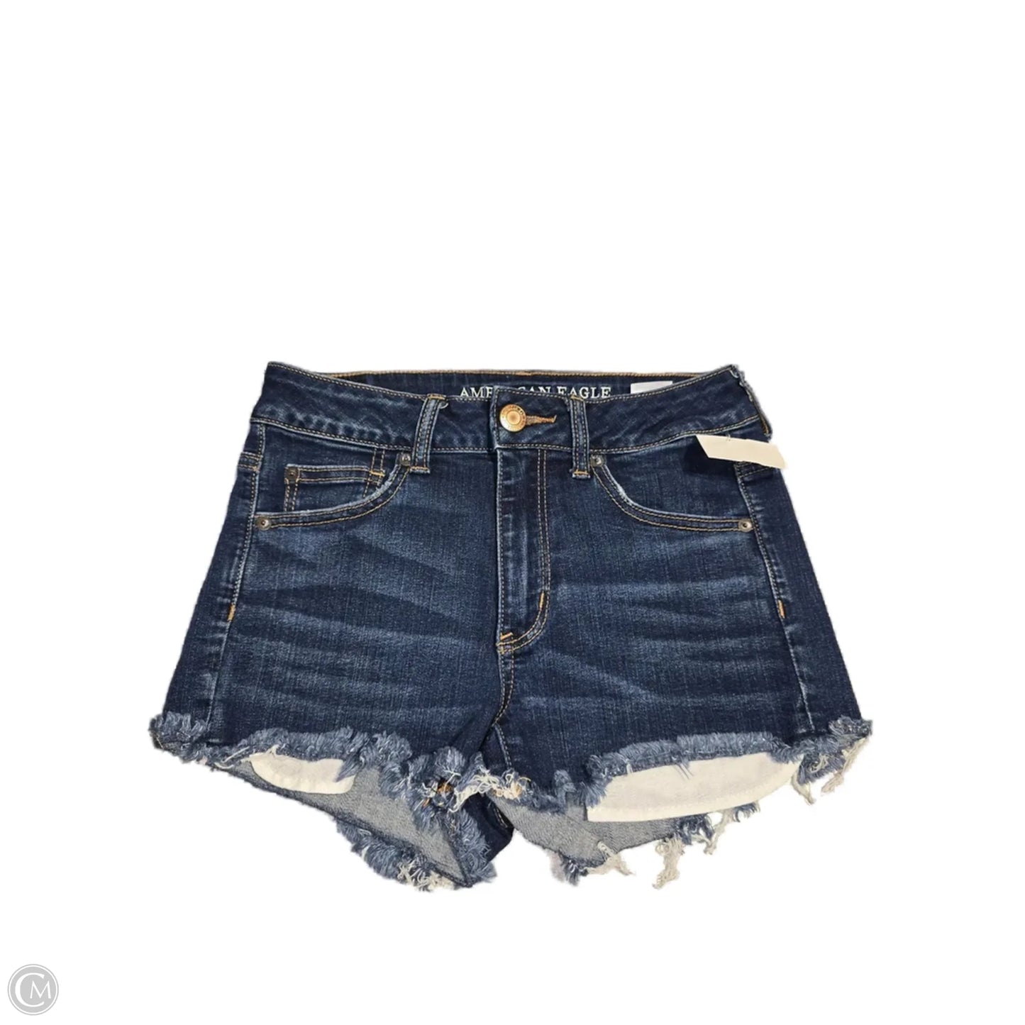 Shorts By American Eagle In Blue Denim, Size: 4