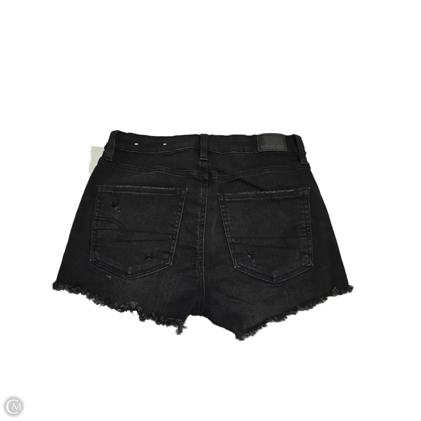 Shorts By American Eagle In Black Denim, Size: 2