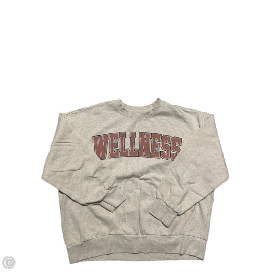 Sweatshirt Crewneck By Z Supply In Cream, Size: S