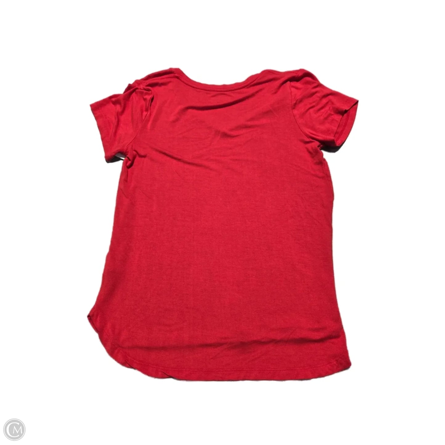 Top Short Sleeve Basic By Nfl In Red, Size: M